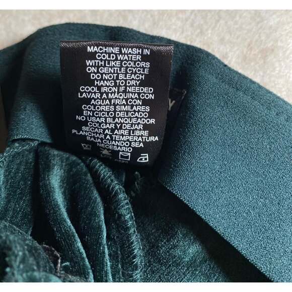 Hillary Radley XS Soft Forest Green Velvety Stretch Slim Leg Pants - Picture 10 of 10